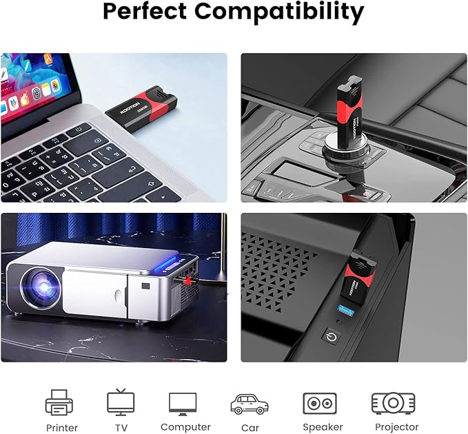 256 GB USB 3.0 Flash Drive KOOTION Flash Drive 3.0 Thumb Drive Retractable 256G - Image 7