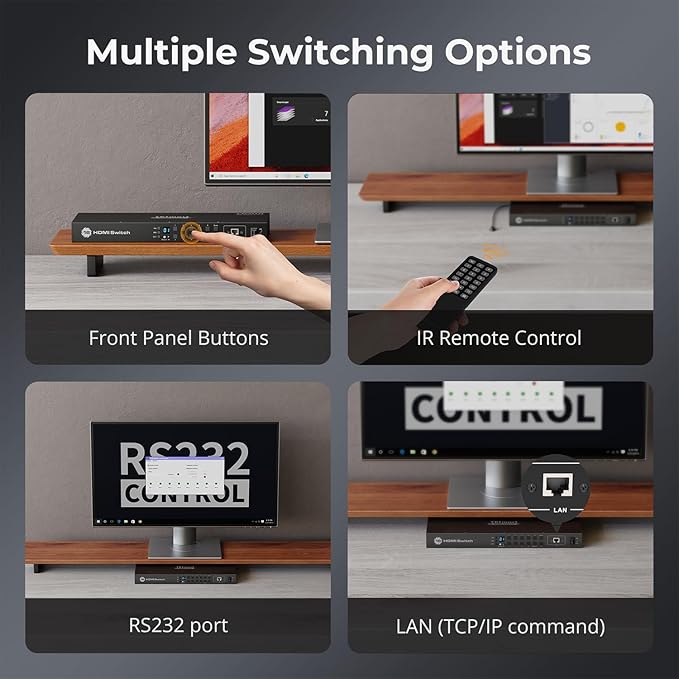 TESmart 16×1 HDMI Switch 16 in 1 Out 4K HDMI Switcher - Image 5