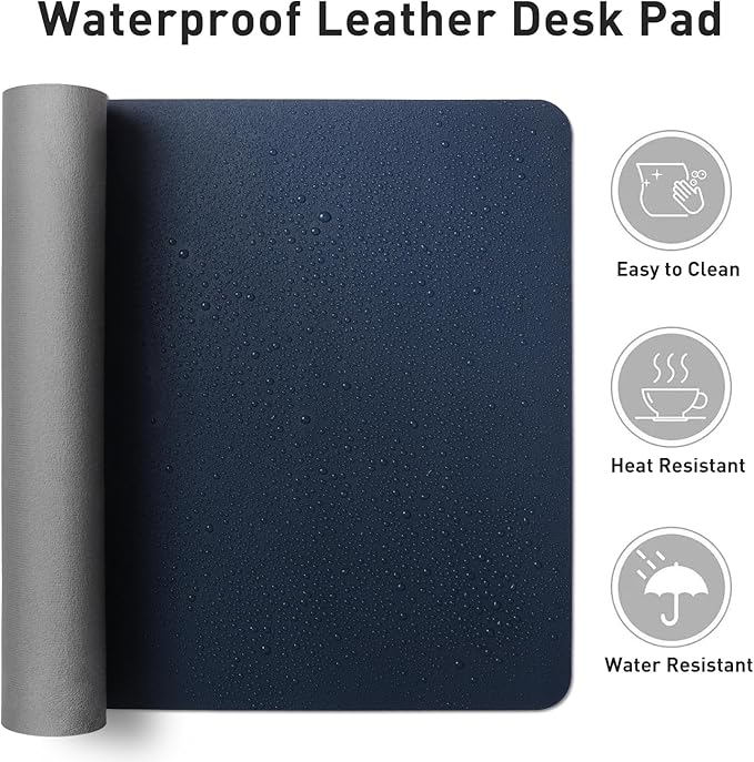 Aothia Leather Desk Pad Protector, Mouse Pad & Office Mat - Image 6