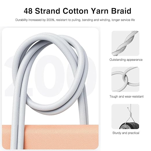 10FT iPhone 17/16 /16E/15 Woven Cable - Image 7