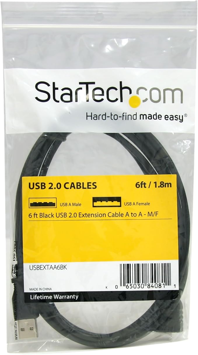 StarTech 6-ft USB A Male to USB A Female Extension Cable - Image 4