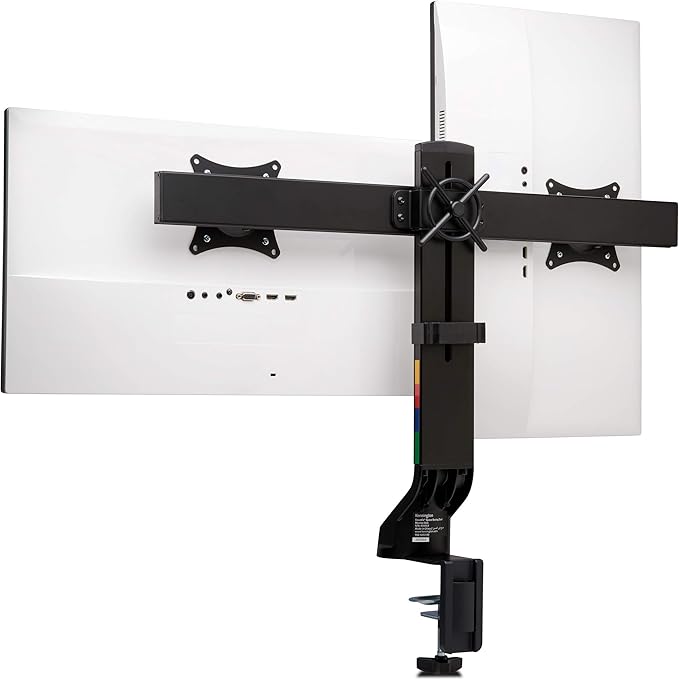 Kensington Dual Monitor Mount for Desk, C-clamp Vesa Monitor Stand Fits 2 by Kensington