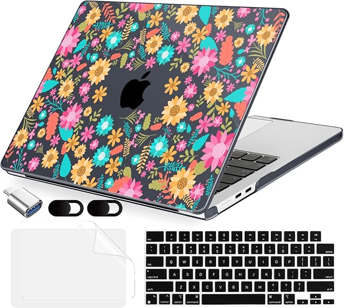 Compatible with MacBook Air 13.6 inch Case, M4 A3240/M3 A3113/M2 A2681 by MecBevia