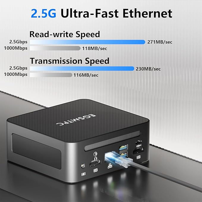 Mini Desktop Computer, Intel Core i5-12450H, 16GB DDR4 RAM, 1TB M.2 SSD - Image 7