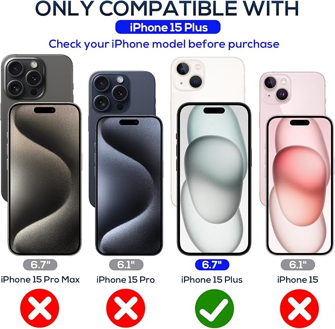 Screen Protector for iPhone 15 Plus, HD Clear, 9H Hardness, No Bubbles - Image 2
