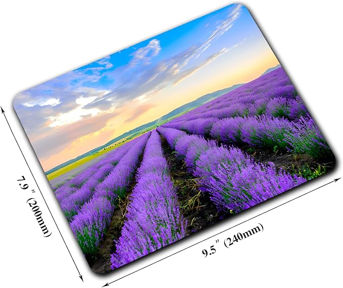 Purple Lavender Landscape Mouse Pads - Image 2