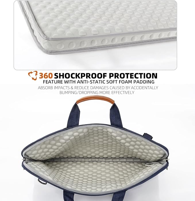 KINGSLONG Slim 17.3 inch Laptop Bag Sleeve Carrying Case - Image 2