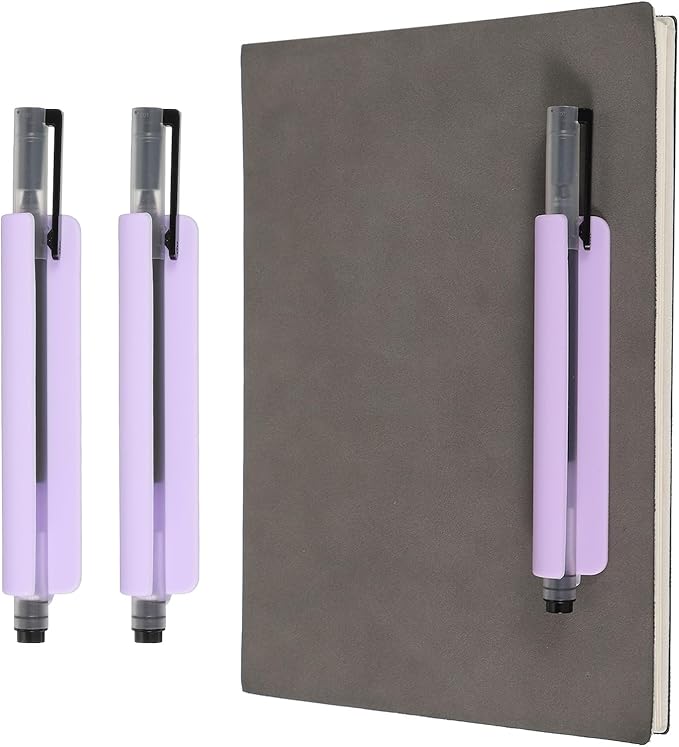 PATIKIL 2 Pcs Adhesive Pencil Holders, 105mm Long Universal Pencil Clip by PATIKIL