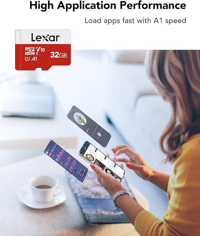 Lexar 32GB Micro SD Card 2 Pack, microSDHC UHS-I Flash Memory Card - Image 5