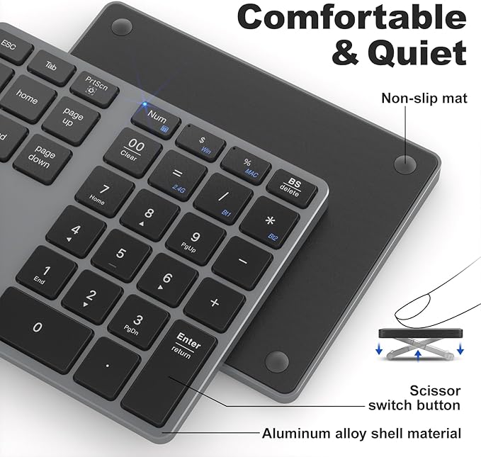 MOFII Bluetooth Number Pad for Laptop - Image 3