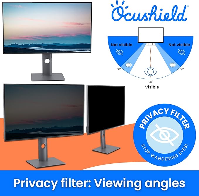 Ocushield 22” Premium Anti Blue Light Screen Protector - Image 5