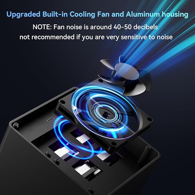 Aluminum 4 Bay 10Gbps Hard Drive Enclosure - Image 4
