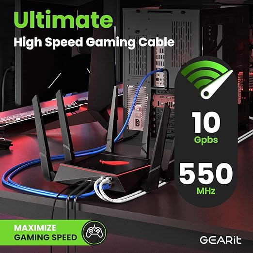 GEARit Cat 6 Ethernet Cable Cat6 Network Patch, Snagless Cord, Internet - Image 5