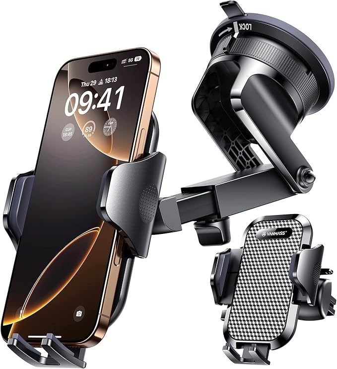 VANMASS Universal Car Phone Mount Phone Holder by VANMASS