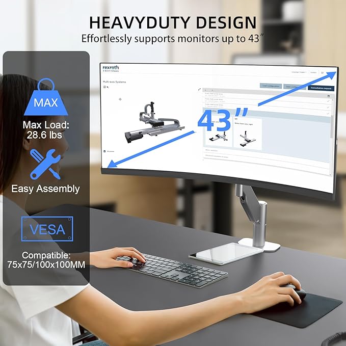 Suptek Ultrawide Monitor Arm Mount - Image 2