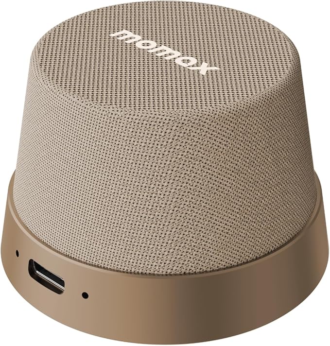 MOMAX Magnetic Portable Speaker Wireless, IPX6 Waterproof Shower Speaker Small by MOMAX