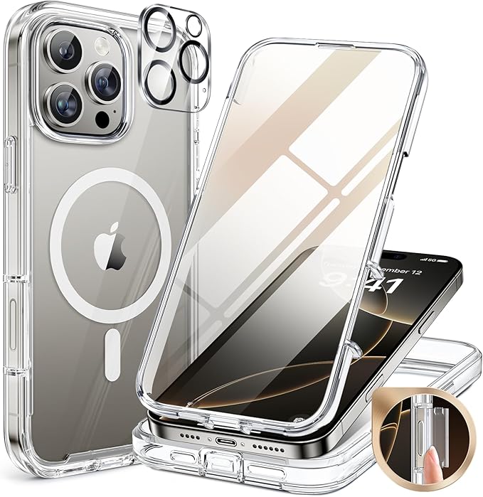 Miracase Magnetic for iPhone 16 Pro Case Full-Body Phone by Miracase