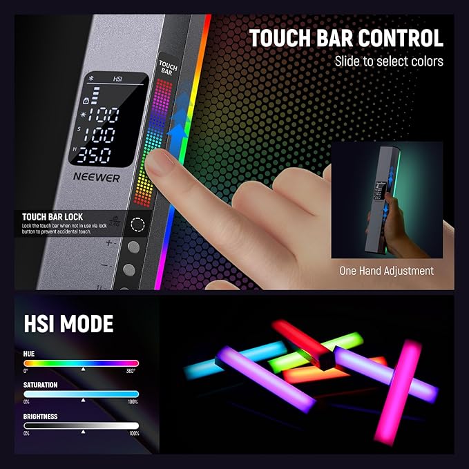 NEEWER RGB1 LED Tube Light Stick - Image 3