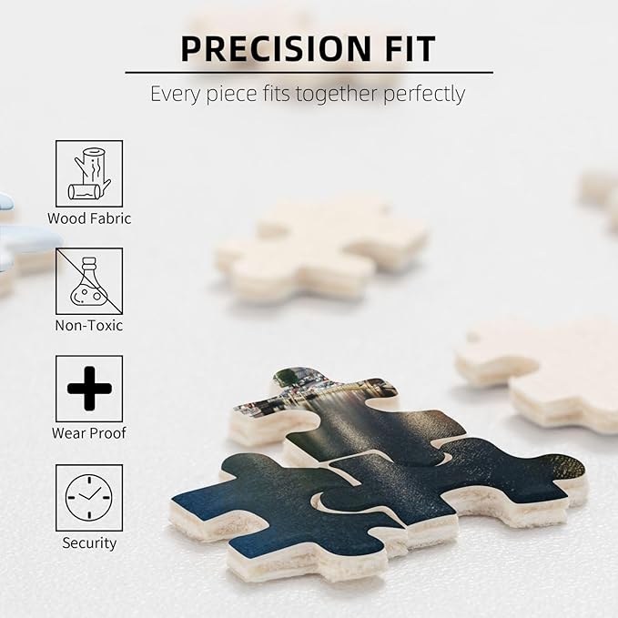 Custom Jigsaw Puzzle from Photos 300/500/1000 Pieces Personalized Wooden - Image 5