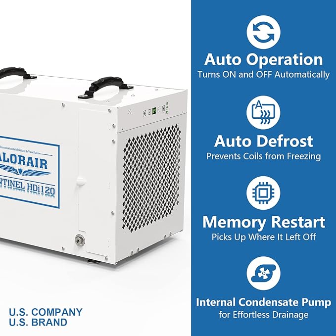 ALORAIR Sentinel HDi120 Commercial Dehumidifier - Image 4
