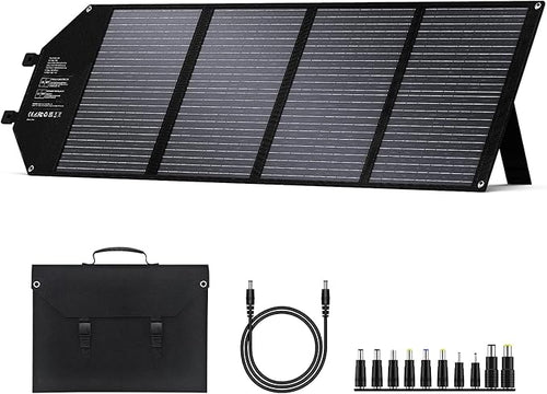 100W Portable Solar Panel for Power Station Generator, Foldable Solar Charger by SinKeu