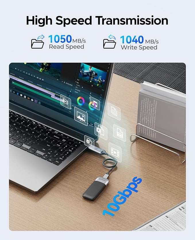 ORICO 256GB Portable SSD, Compact - Image 2