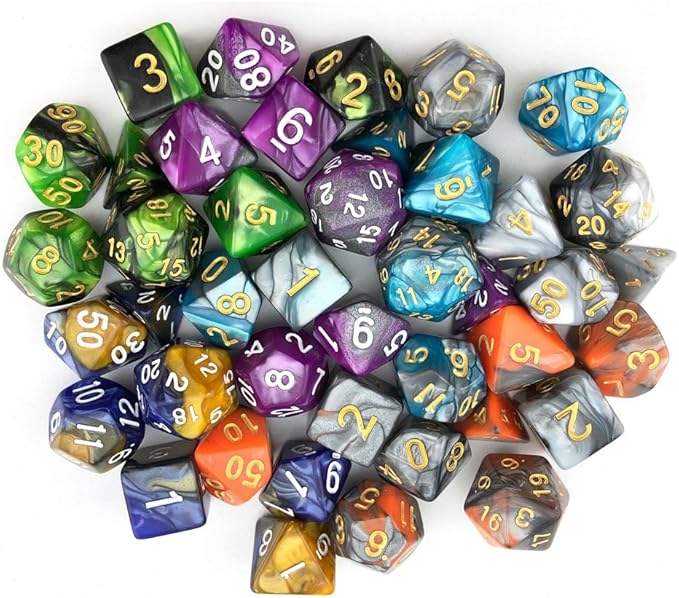 SmartDealsPro Double-Colors Polyhedral Dice Sets - Image 5