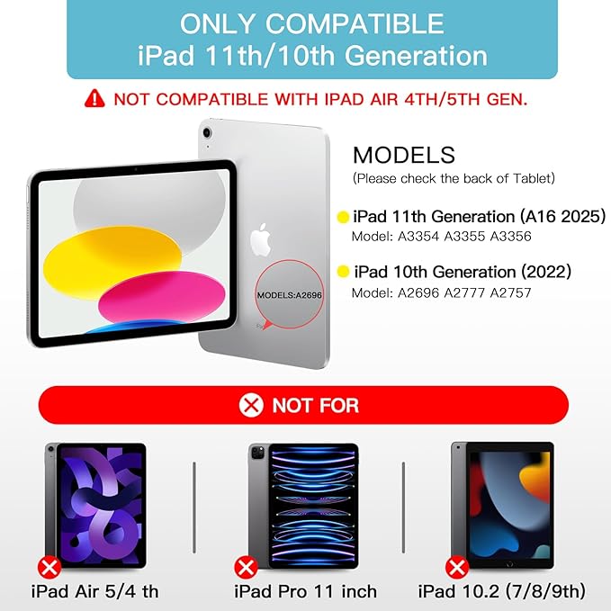 NOKBABO for iPad 11th 10th Generation Case - Image 2