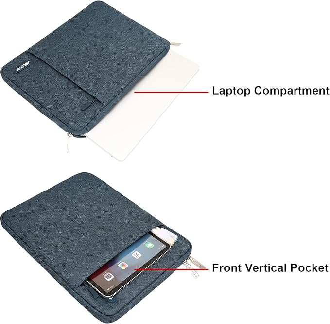 MOSISO Laptop Case 13.3 inch, 13-13.3 inch Laptop Sleeve Compatible - Image 4