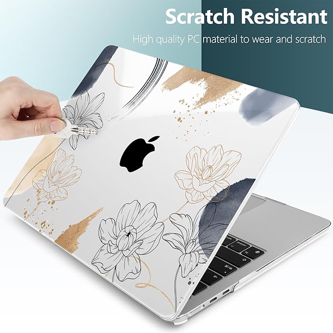 TWOLSKOO Compatible with M4 MacBook Air 15 inch Case 2025-2023 Released Model - Image 4