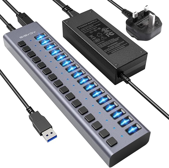 90W Powered USB Hub by ACASIS