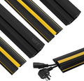Floor Cord Cover 10Ft 2Pcs Heavy Duty PVC Floor Cable Protector Electric Cord by Kikerike