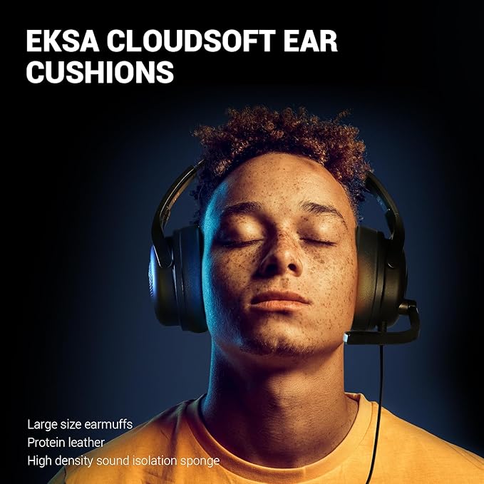 EKSA Headset with Microphone for PC, Computer Headphones with Noise Cancelling - Image 2