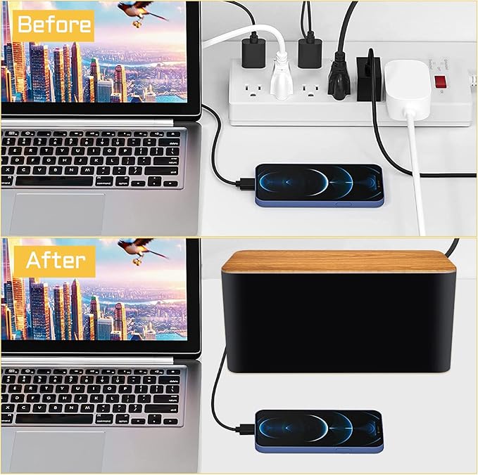 YUANYE Cable Management Box 2 Pack - Image 5