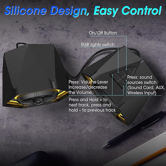 BESTISAN Computer Gaming Speakers - Image 8