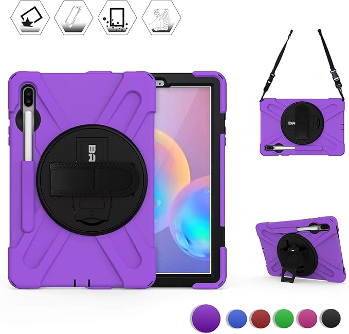 BRAECN Case for Galaxy Tab S6 10.5 2019, Hybrid Heavy Duty Shockproof Case - Image 8