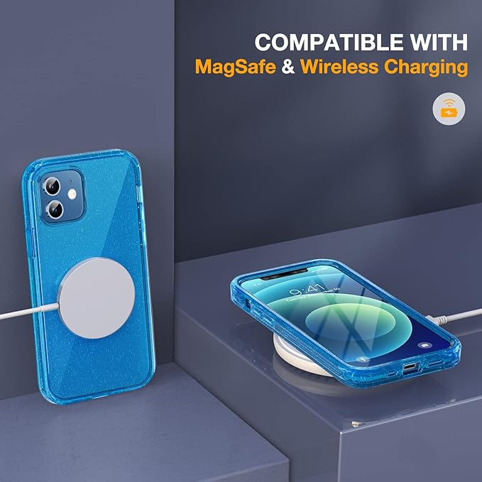 Miracase Glass Series for iPhone 12/12 Pro Case 6.1 inch, Upgraded Full-Body - Image 5