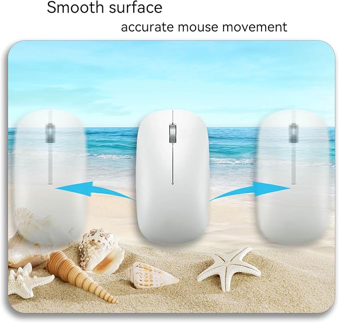 Beautiful Beach Mousepad Rubber Base Mouse Pad Non-Slip Mouse Mat - Image 6