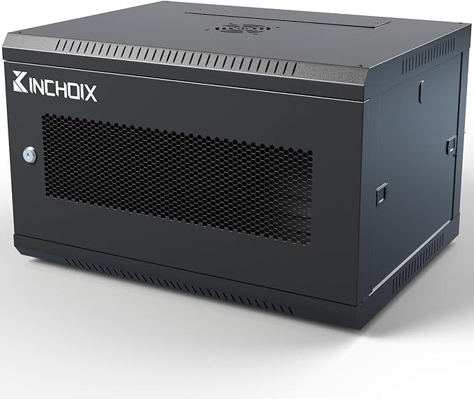 6U Server Cabinet Wall Mount Network Rack Enclosure Cabinet Enclosure by Kinchoix