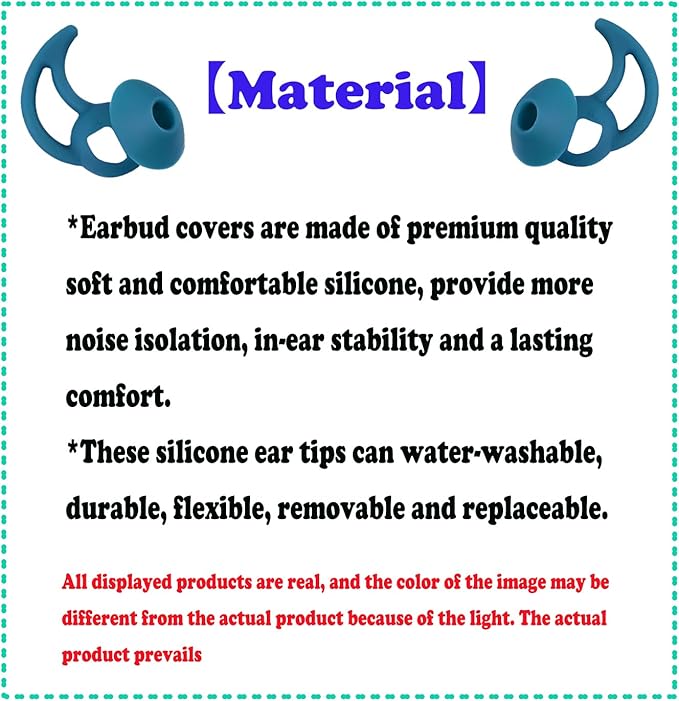 Silicone Earbud Tips 3 Pairs SML Soft and Comfortable Noise Isolation - Image 6