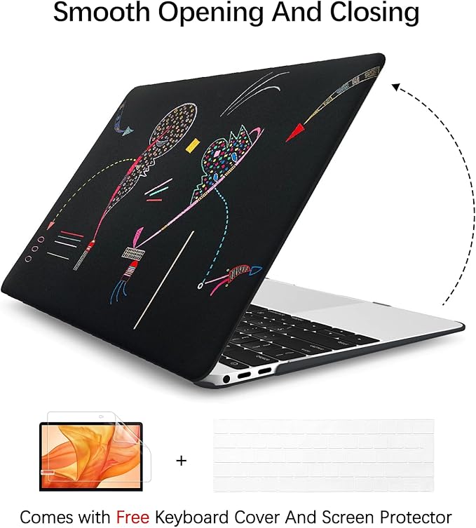 Berkin Arts Compatible with MacBook Air 13 inch Cover, 2022-2018 Release - Image 3