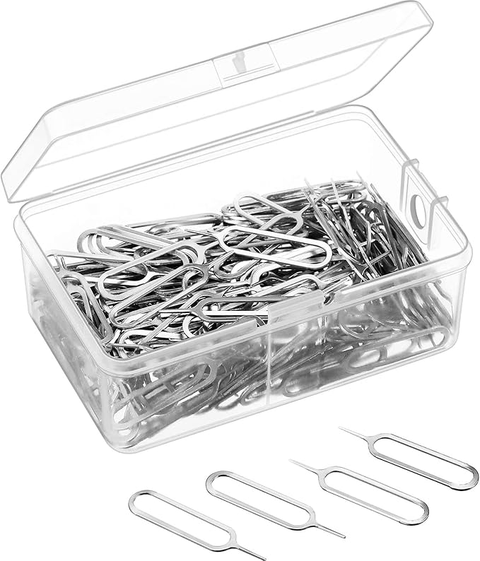 Tatuo 200 Pack Sim Card Tray Removal Tool Sim Card Eject Pin Opening Removal by Tatuo