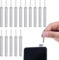 15 Pack SIM Card Tray Ejector Pin Tools, SIM Card Tray Removal Tool Ejector Pin by Vin+Beauty