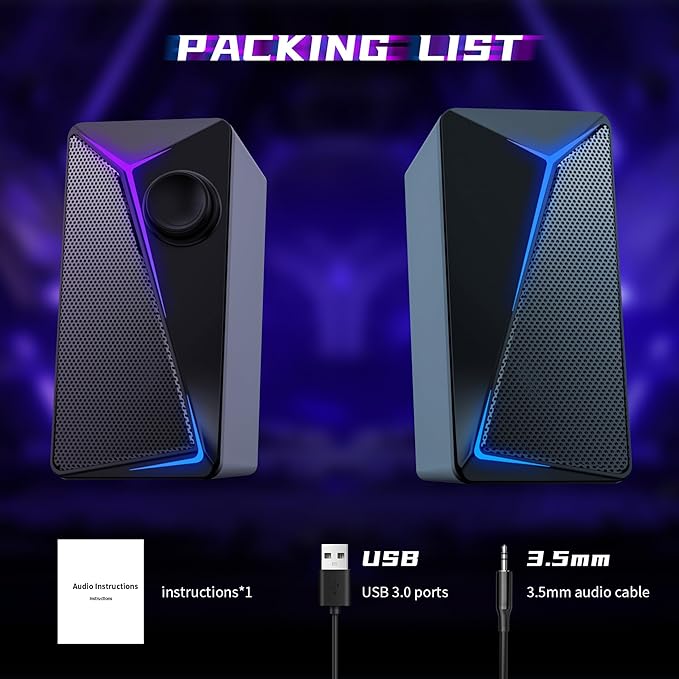 ROSON Computer Speakers, Gaming PC Speakers - Image 8