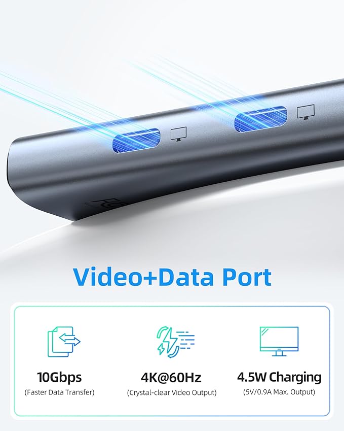 Selore&S-Global USB C Splitter USB C 4K/60Hz DP Alt Mode, USB C Hub Multiport - Image 5