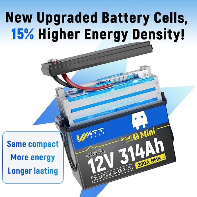 12V 314Ah Lithium LiFePO4 Battery Mini - Image 9