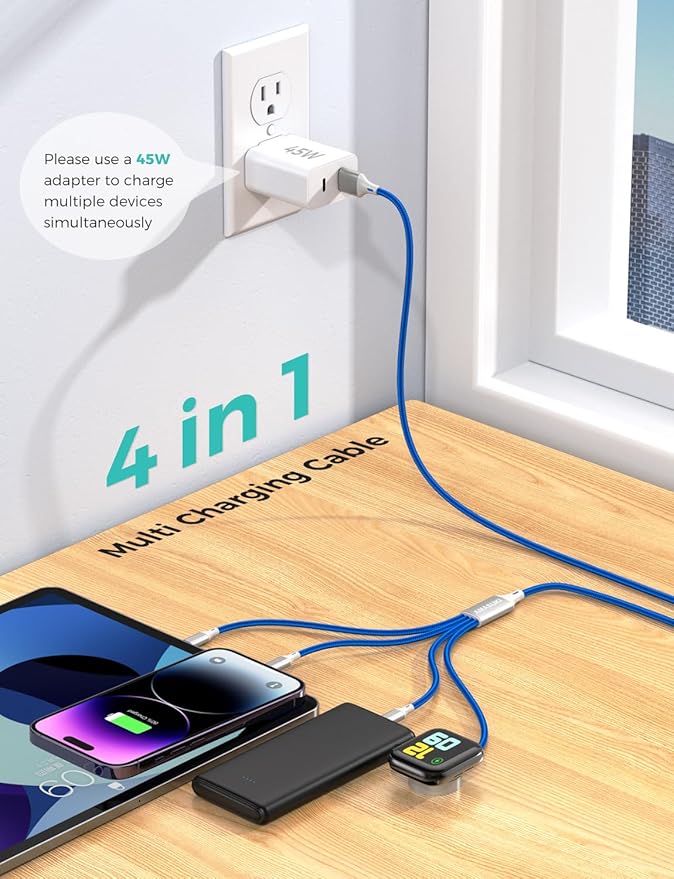 2Pack Travel Essentials Multi Charging Cable - Image 2