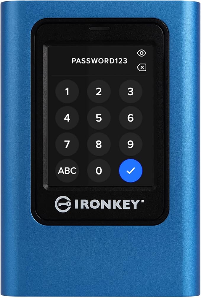Kingston IronKey Vault Privacy 80 1.92TB External SSD | FIPS 197 | XTS-AES by Kingston