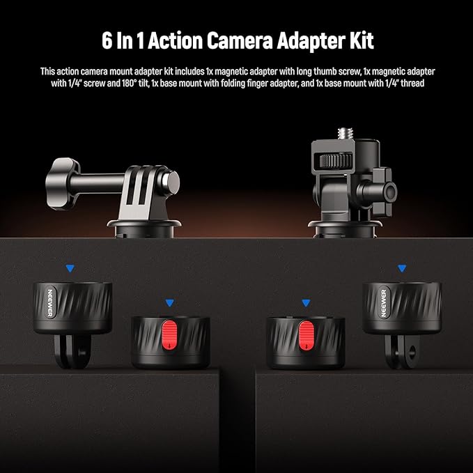 NEEWER GP-24 Action Camera Mount Accessories Kit - Image 2