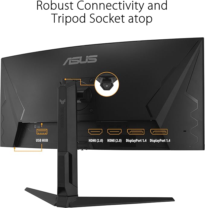 ASUS TUF Gaming 34” 1440P 1500R Curved Monitor - Image 6